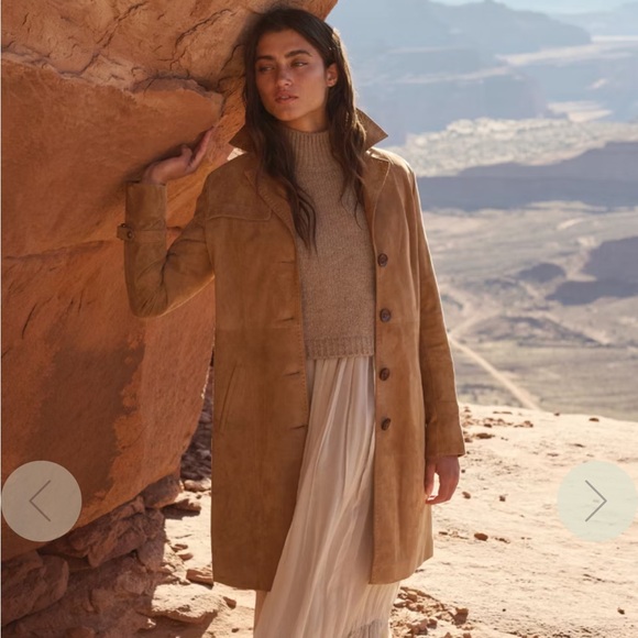 OVERLAND | Mia Suede Trench 100% leather - Picture 2 of 11